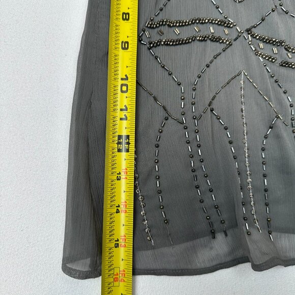 Abercrombie and Fitch Razorback Chiffon Beaded Tank - Picture 5 of 7